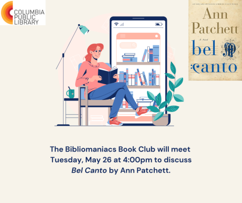 Bibliomaniacs book Club flyer