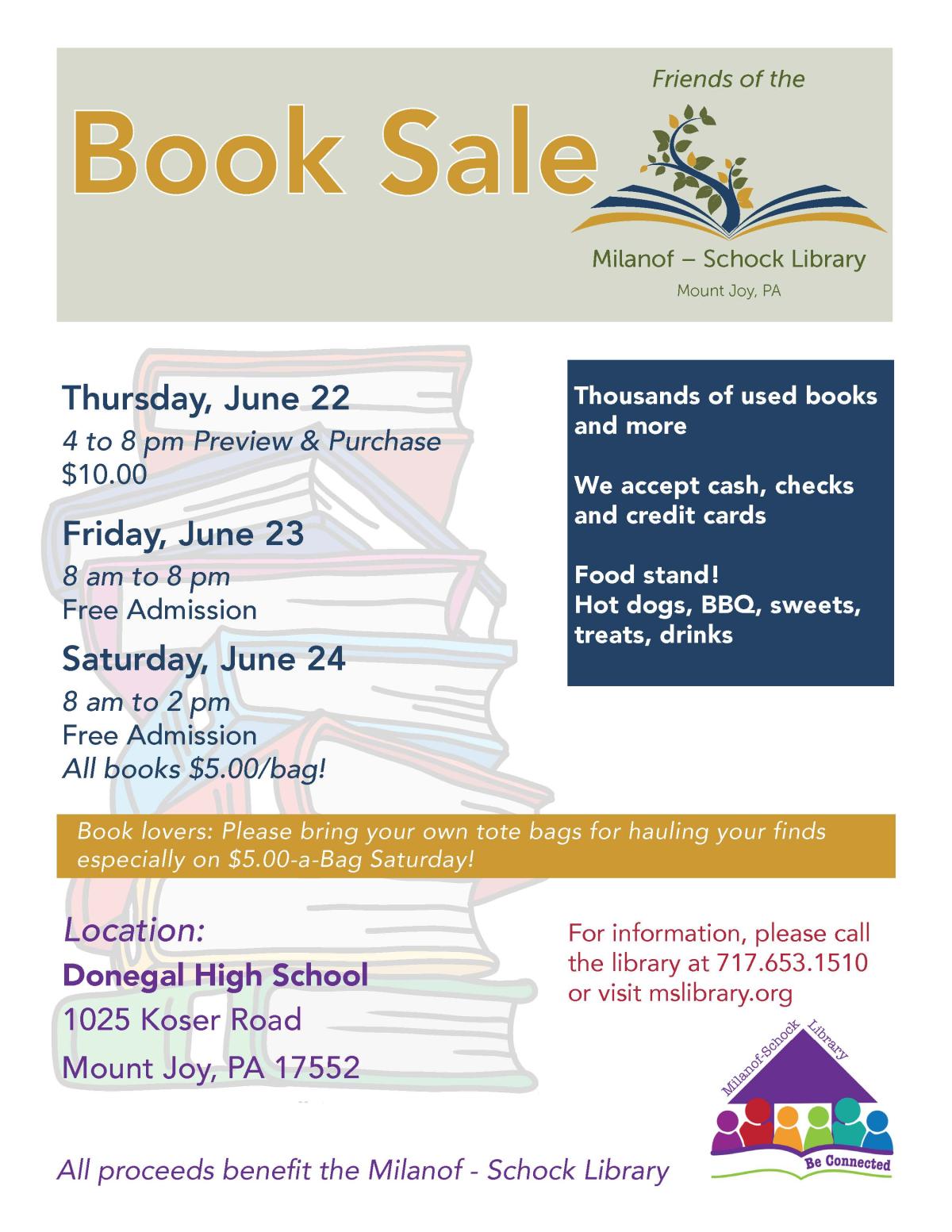 Book Sale Flier