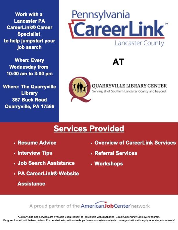 Career link flyer