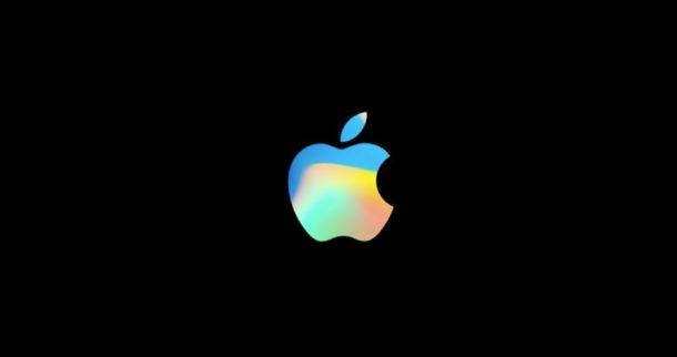 Apple logo.