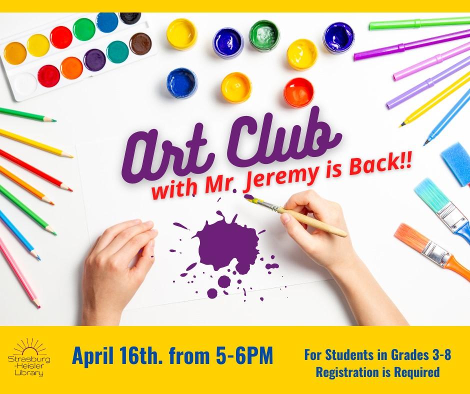 Art Club April 16, 2024