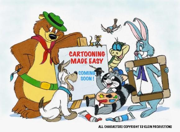 Cartoon characters.