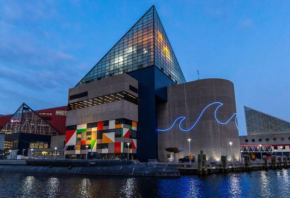 Photo of the Baltimore National Aquarium.