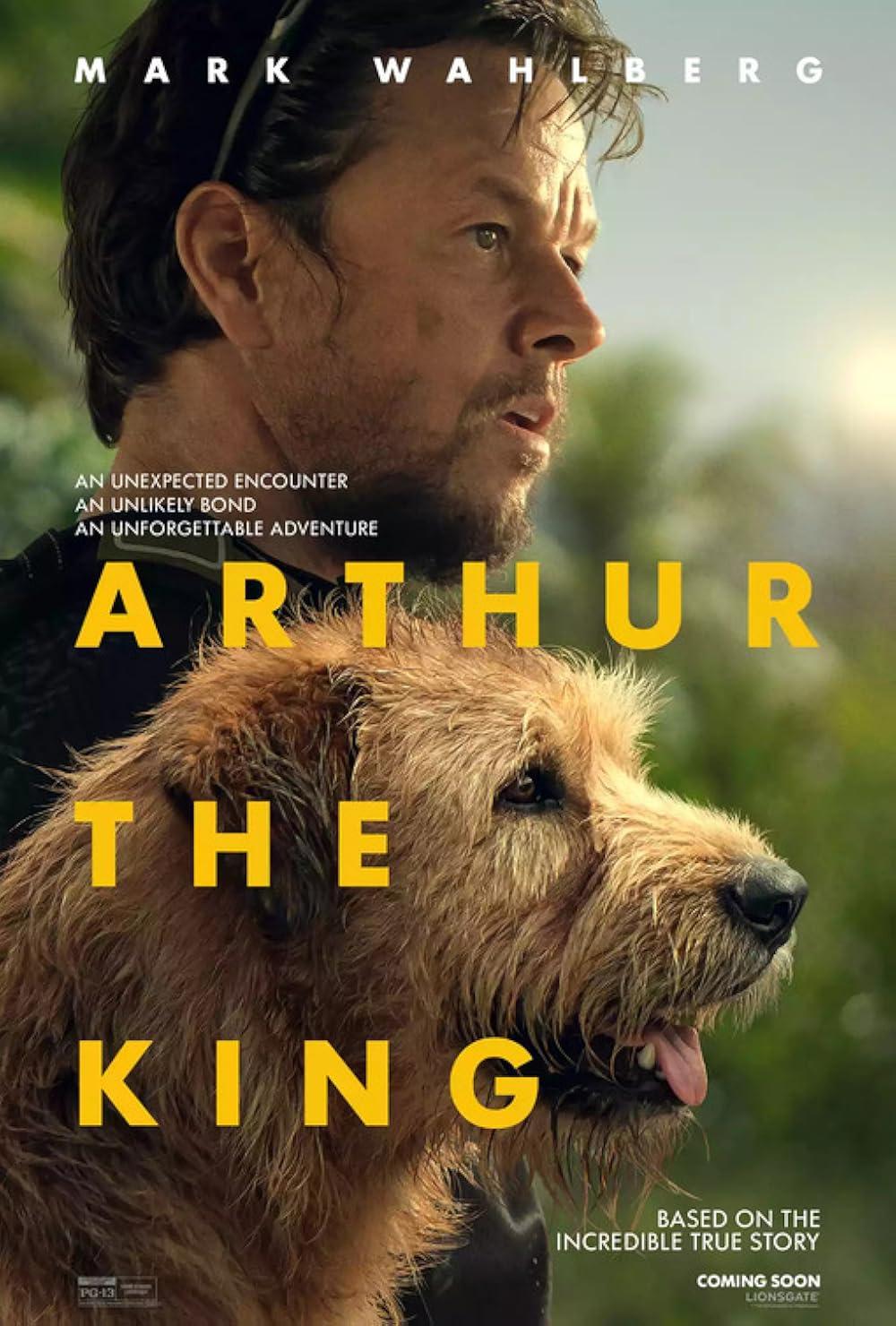 cover of Arthur the King: a man and a dog looking into the distance