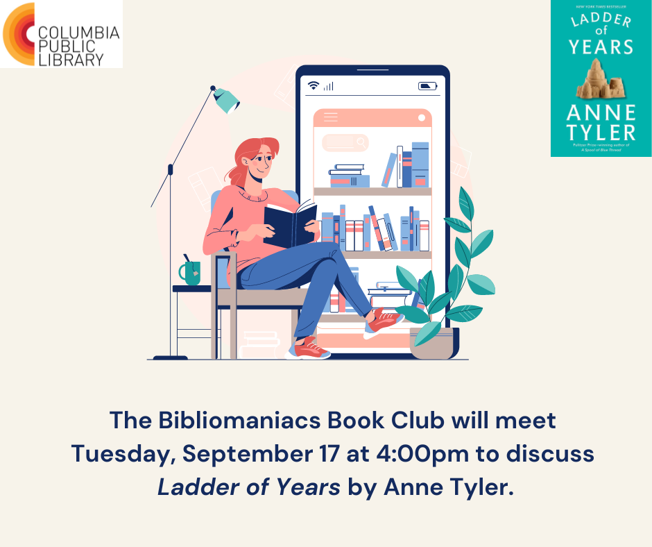 Bibliomaniacs Book Club Flyer 