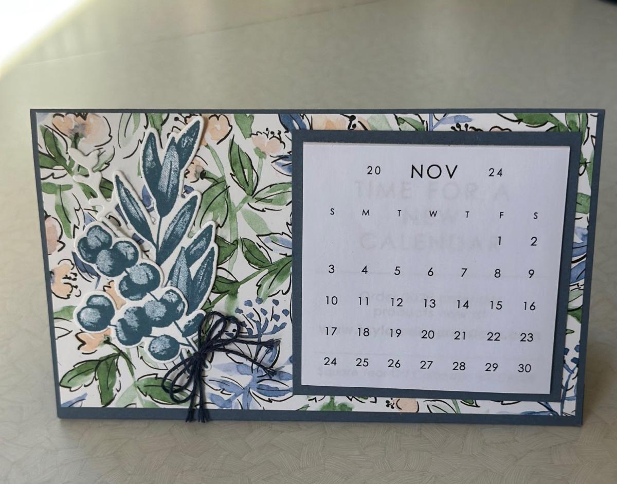 Homemade Desk Calendar 