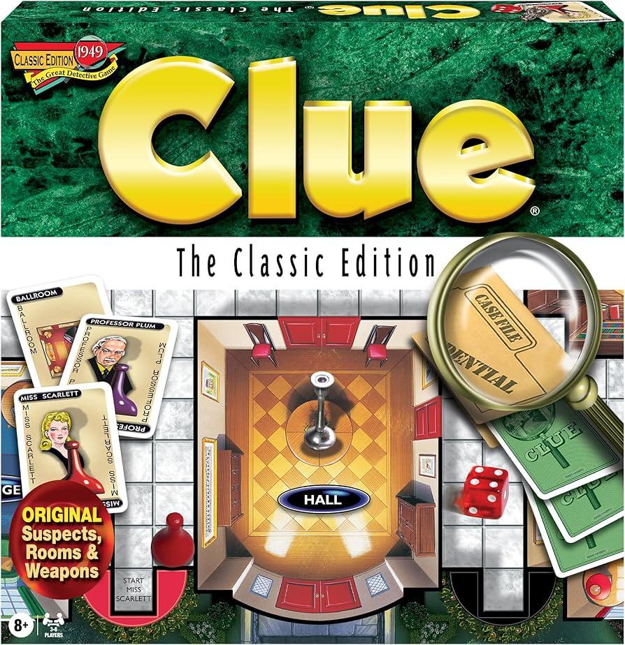 Clue board game.