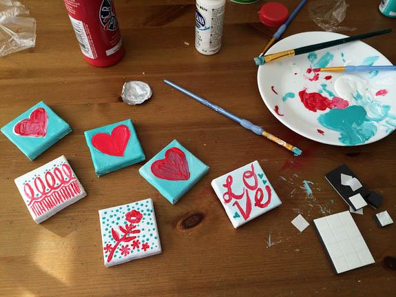 Mini painted art project.