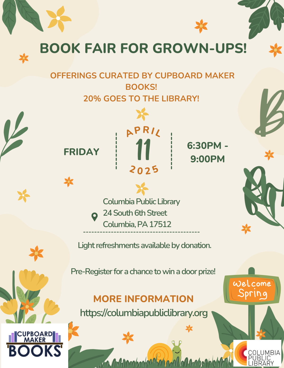 Adult Book Fair Flyer