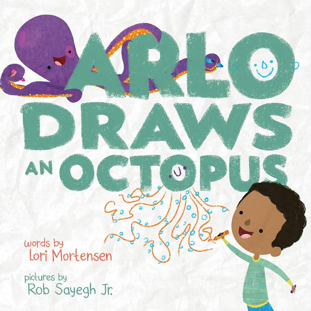 Cover of Arlo draws an octopus