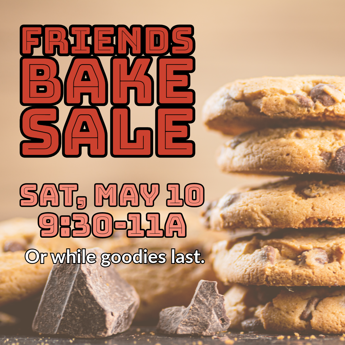 Bake Sale Info