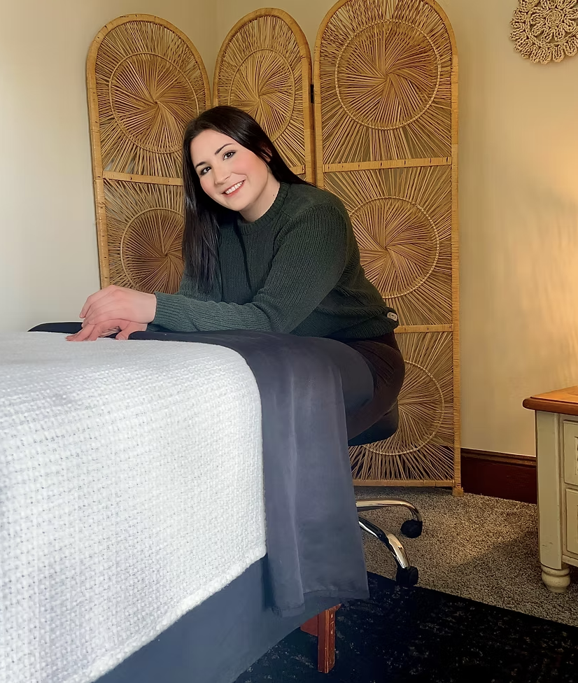Image of presenter from her website, Bloomly Massage