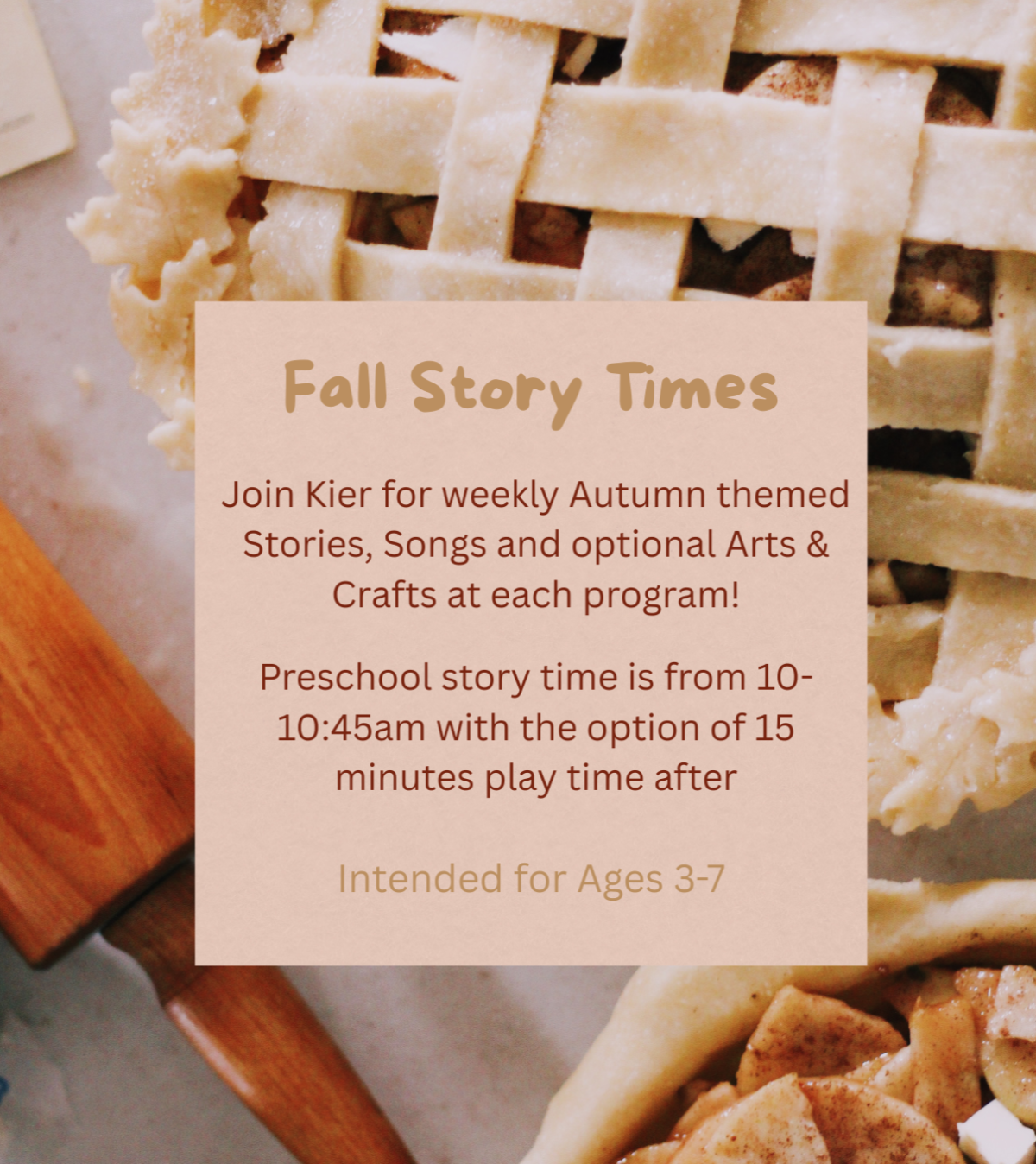 november story info with pie