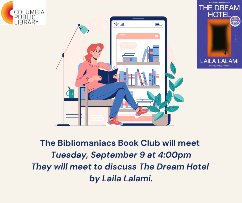 Bibliomaniacs book Club flyer