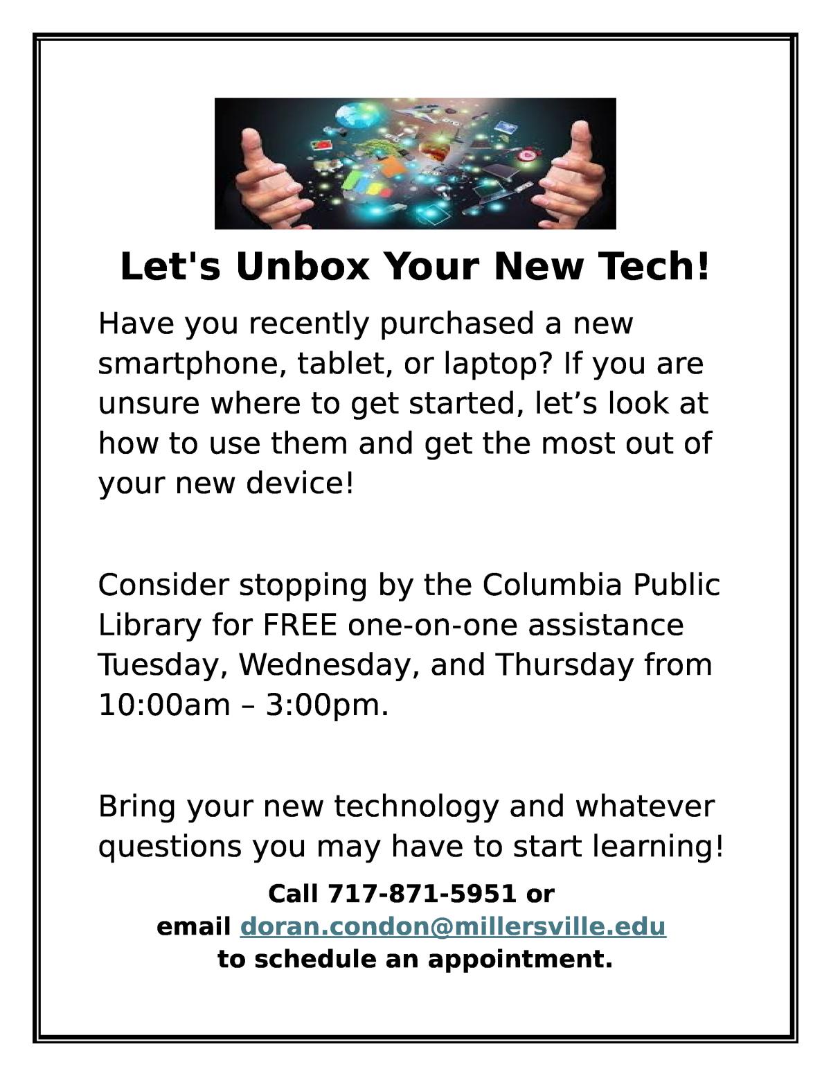 New Tech flyer