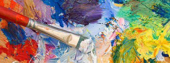 Paint and paintbrush