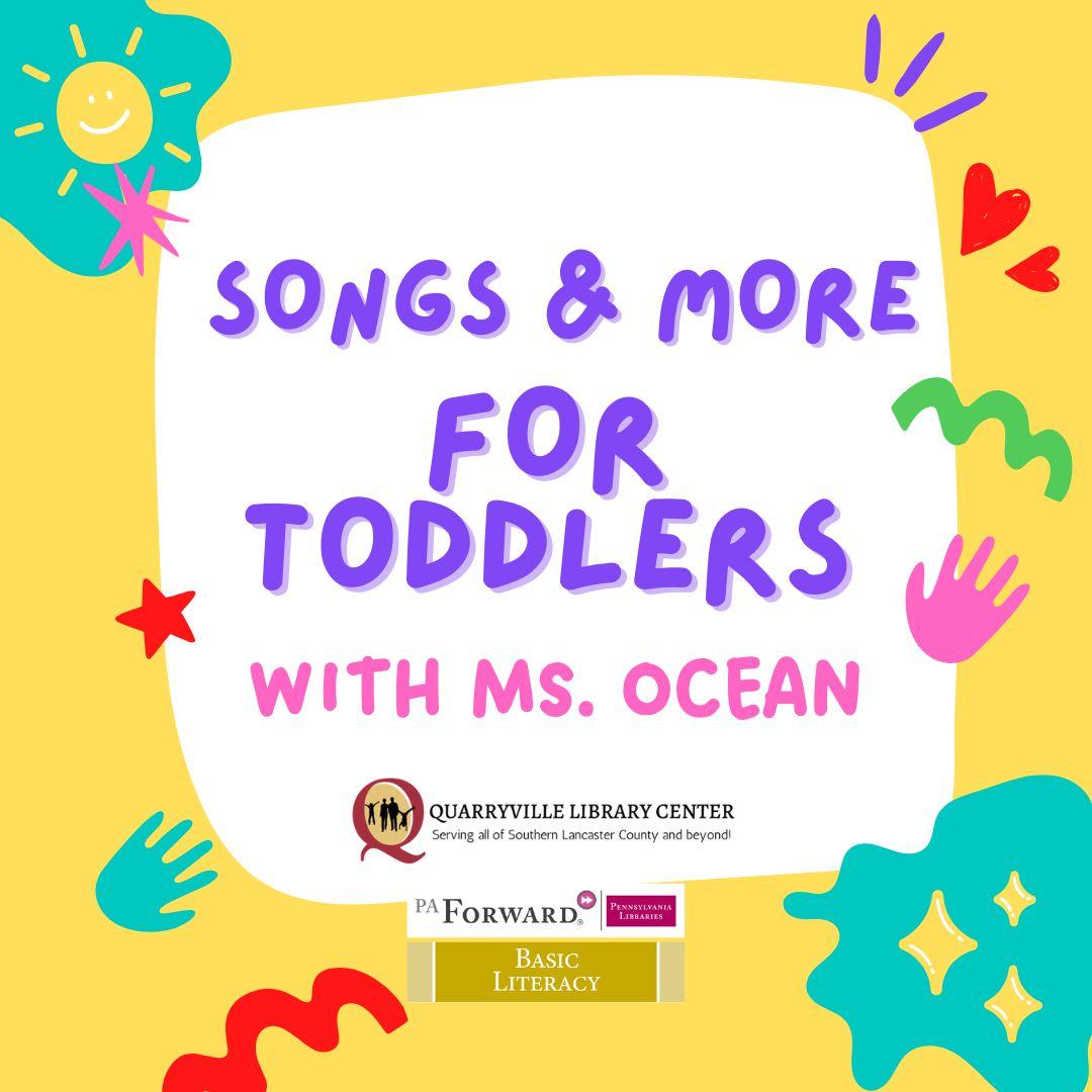songs and more for toddlers with Ms. Ocean