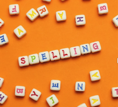 Spelling tiles.