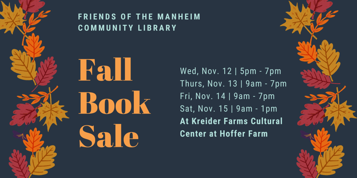Fall Book Sale from Nov. 12-15