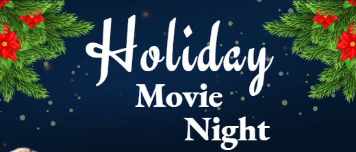 holly branches and event title