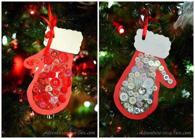 hanging mitten craft