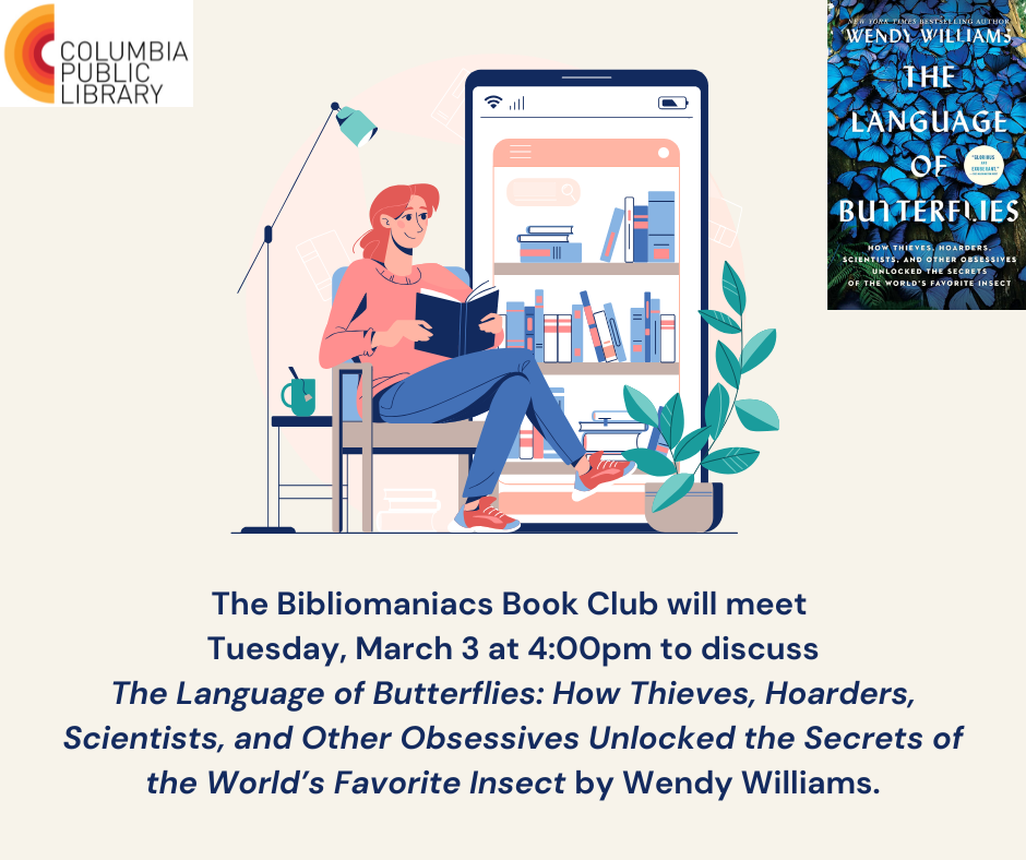 Bibliomaniacs Book Club Flyer