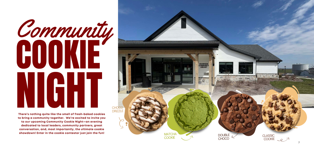 cookie images with dates and times of the event