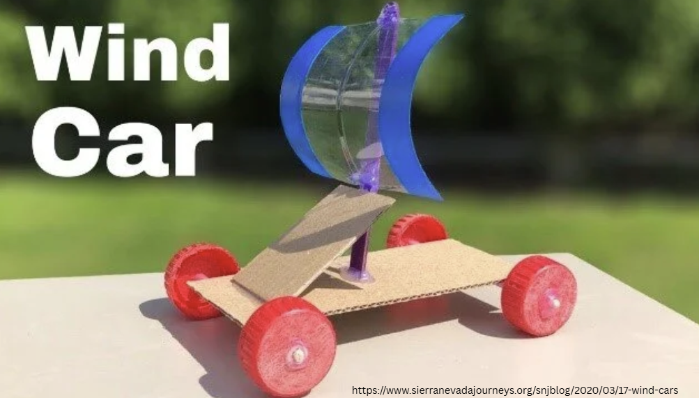 Picture of a windcar.