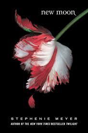 Cover of New Moon book (flower and it's red and white)