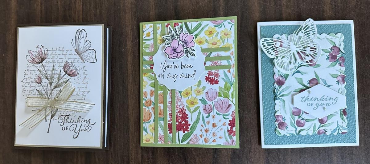 Three Thinking Of you Cards