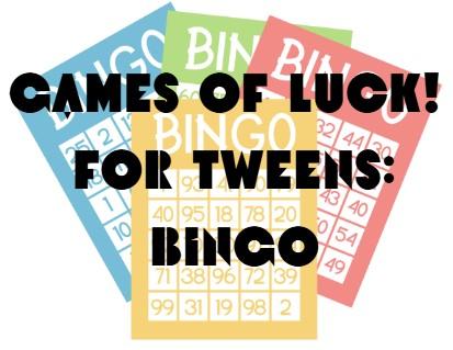 Program name on bingo cards.